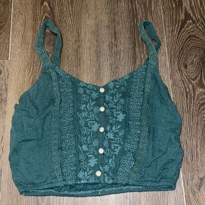 American eagle cropped tank top
